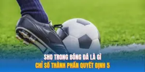 SHO Trong Bóng Đá Là Gì? 5 Chỉ Số Thành Phần Quyết Định